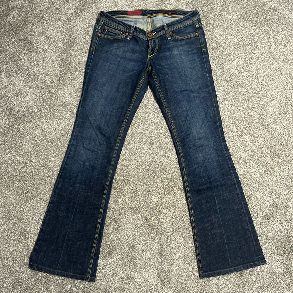 AG The Merlot low rise jeans